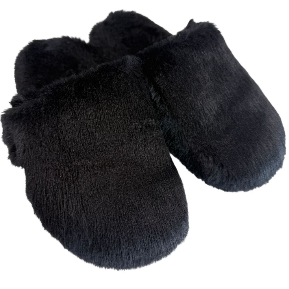 Vionic Gemma Plush Black Women's Orthotic Slippers Adjustable Closure Size 7 - Picture 3 of 13
